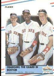1988 Fleer Baseball Cards      630     Mike Greenwell/Ellis Burks/Todd Benzinger